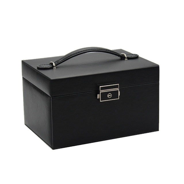 Boîte à Bijoux Fille avec Tiroirs noir