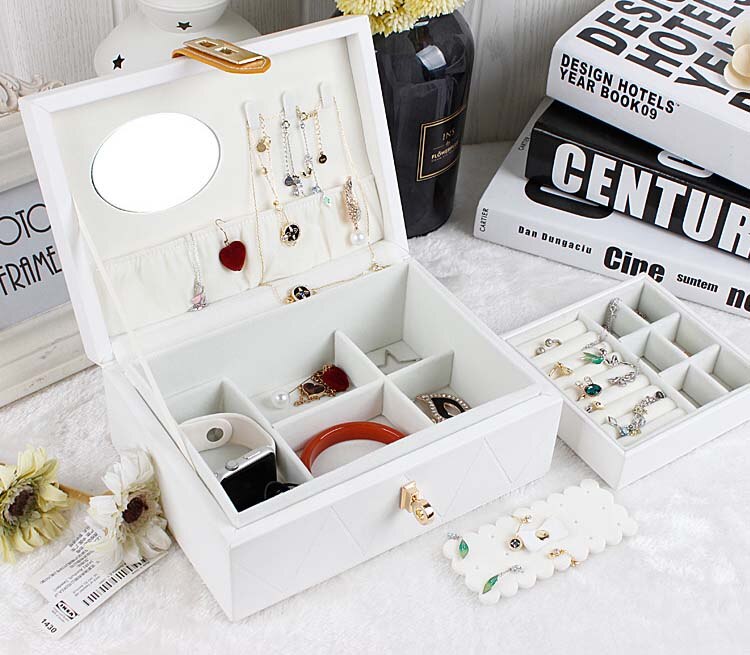 Boîte à Bijoux Originale Femme cuir