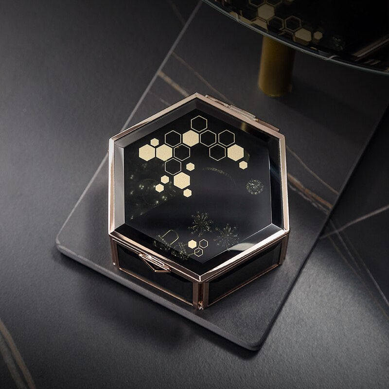 Boîte à Bijou Verre Compartiments