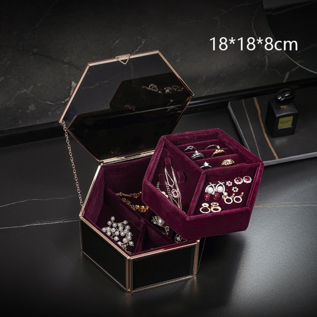 taille boite a bijoux en verre