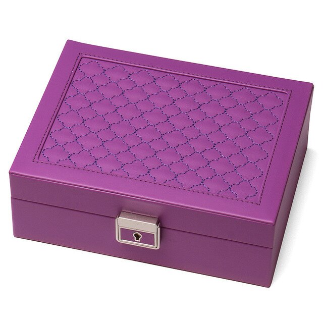 Boîte à Bijoux Simple violet