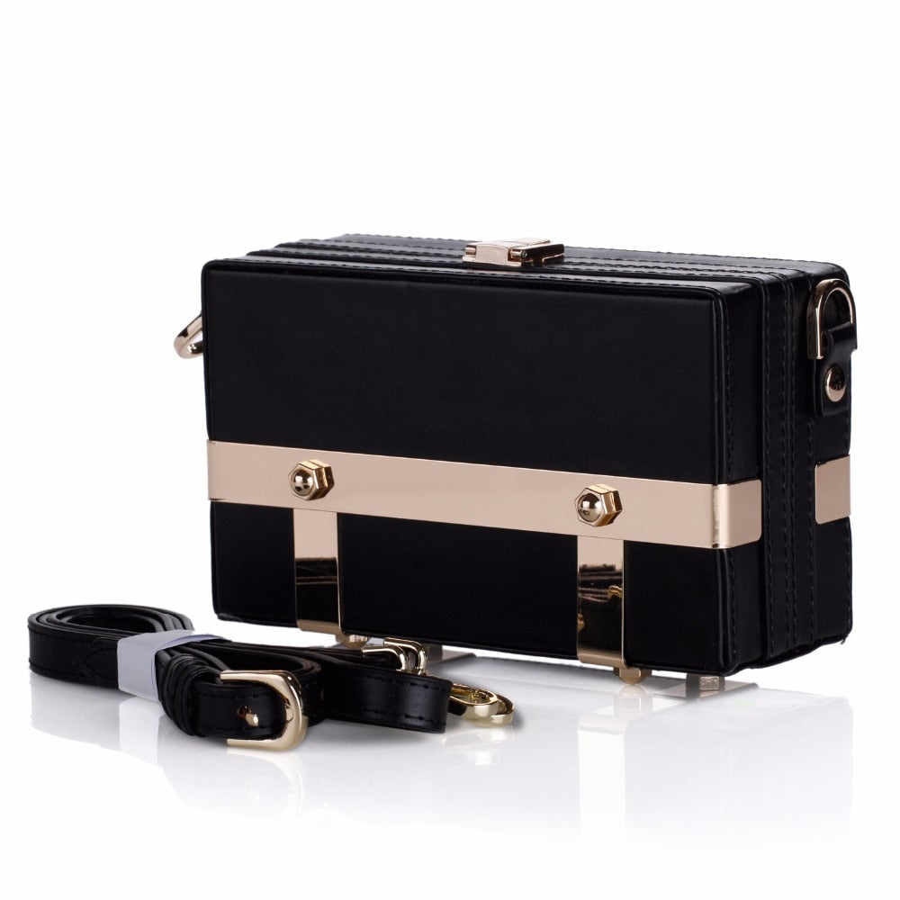 Boîte à Bijoux Bandoulière Noire | Les Boîtes d'Aphrodite