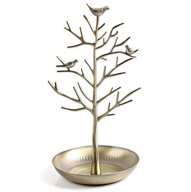 Arbre à Bijoux Sapin Enchanté Bronze