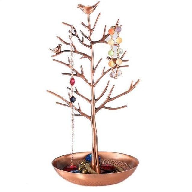 Arbre à Bijoux Sapin Enchanté Cuivre