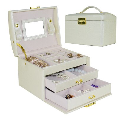 Boîte à Bijoux en Cuir Classique | Les Boîtes d'Aphrodite